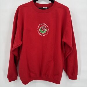 Vintage 90s Pasadena Tournament of Roses Red Sweatshirt Unisex L Cotton Exchange